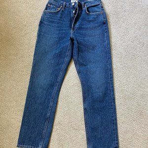 AGOLDE Pinch Waist High Rise Kick Jeans 26